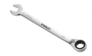 Ключ гаечный комбинированный с храповым механизмом в головке накидного ключа с реверсом "Gear Wrench" STANLEY 1-17-372 ― STANLEY SHOP
