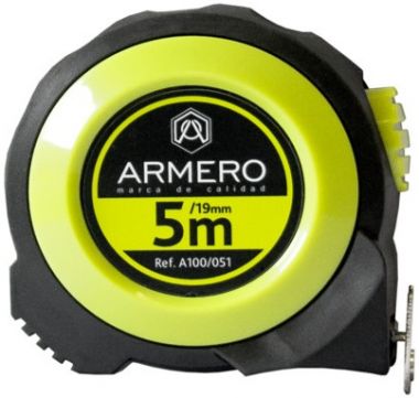 Рулетка с автоблокировкой, 5м/19мм, магнит, нейлон ARMERO A100/051 ― STANLEY SHOP