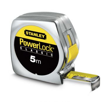 Рулетка измерительная “Powerlock” с пластмассовым корпусом, 5 м STANLEY 0-33-195