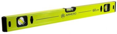 Уровень алюминиевый, 40см, 3 глазка, магнит ARMERO A136/040 ― STANLEY SHOP