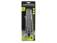 Нож с сегм. лезвием 25мм, стальной ARMERO A511/250
