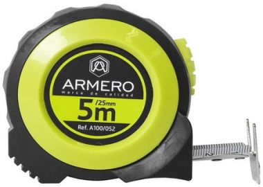 Рулетка с автоблокировкой, 5 м/25 мм, магнит, нейлон ARMERO A100/052 ― STANLEY SHOP