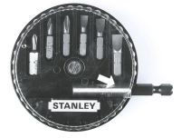 Набор из 6-ти вставок с шестигранным хвостовиком 1/4" и магнитного держателя STANLEY